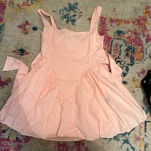 Pink Bow Mini dress size medium
